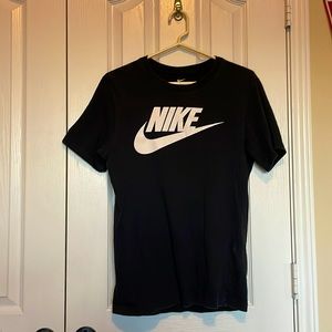 Nike - Black Swoosh Tee